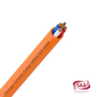 SAA 4c xlpe orange power cable SAA 4c xlpe orange power cable