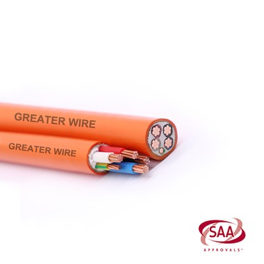 4mm orange circular cable 4mm orange circular cable