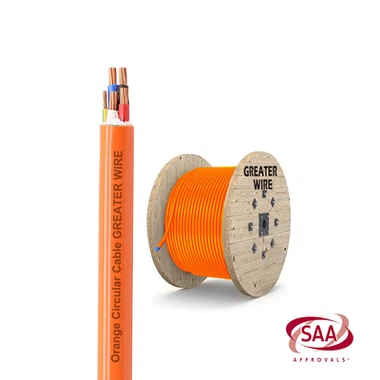 SAA 10mm xlpe orange circular cable SAA 10mm xlpe orange circular cable