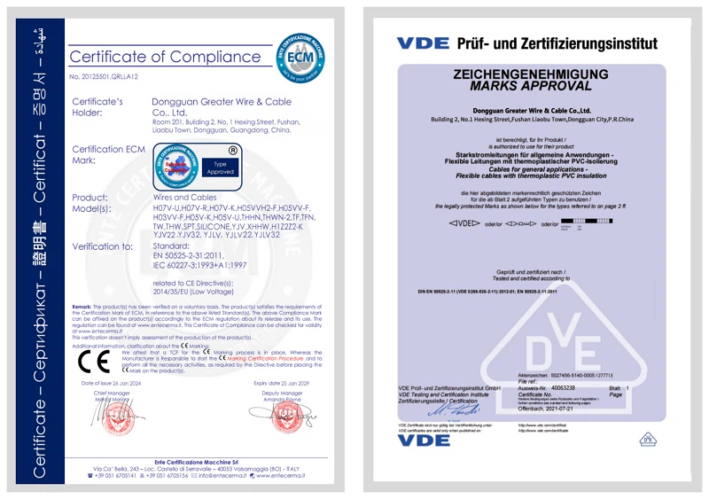 H05Z1-K certificated H05Z1-K certificated